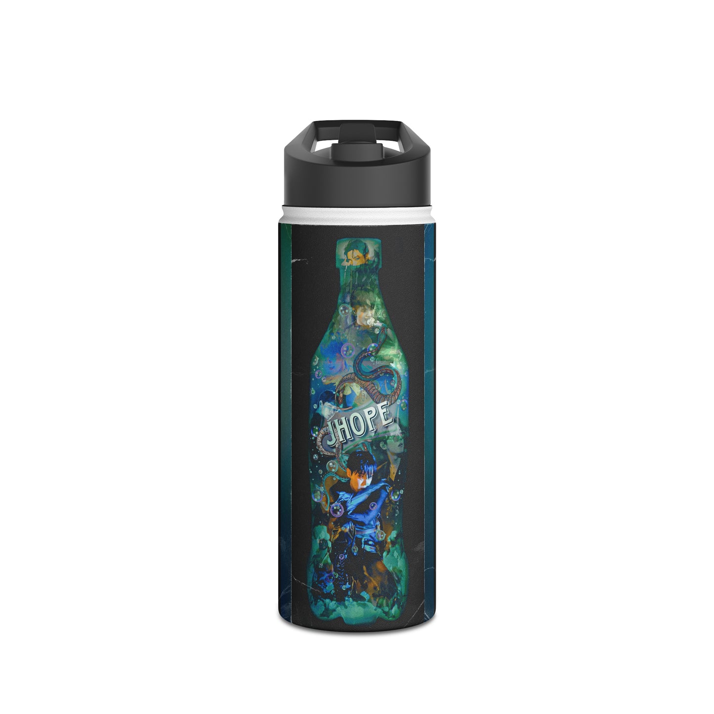 Jhope Graphic Stainless Steel Water Bottle, Standard Lid