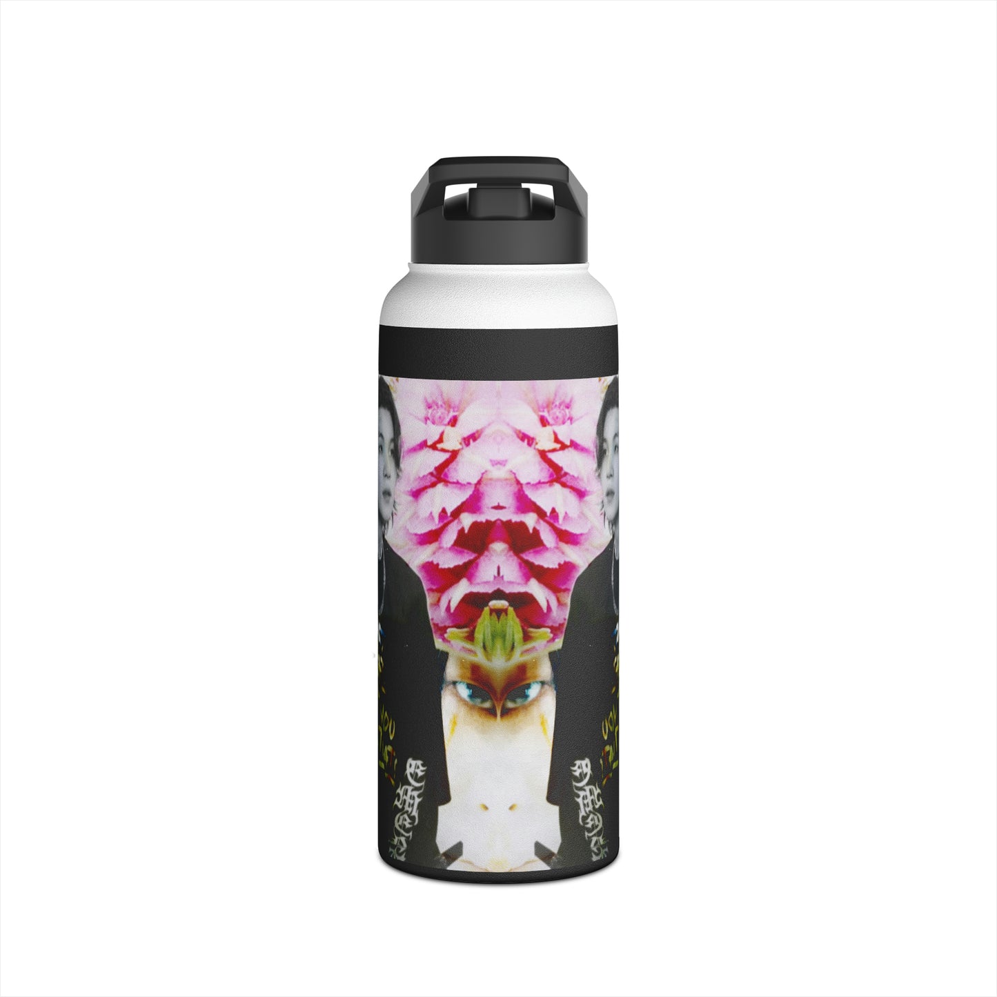 Agust D Graphic Stainless Steel Water Bottle, Standard Lid