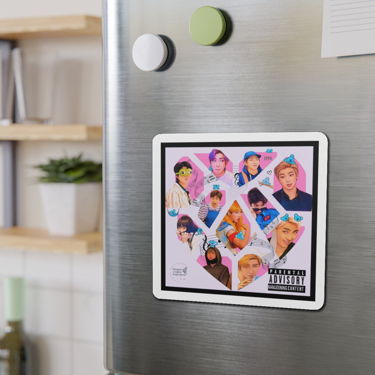 Namjooning Graphic Die-Cut Magnets