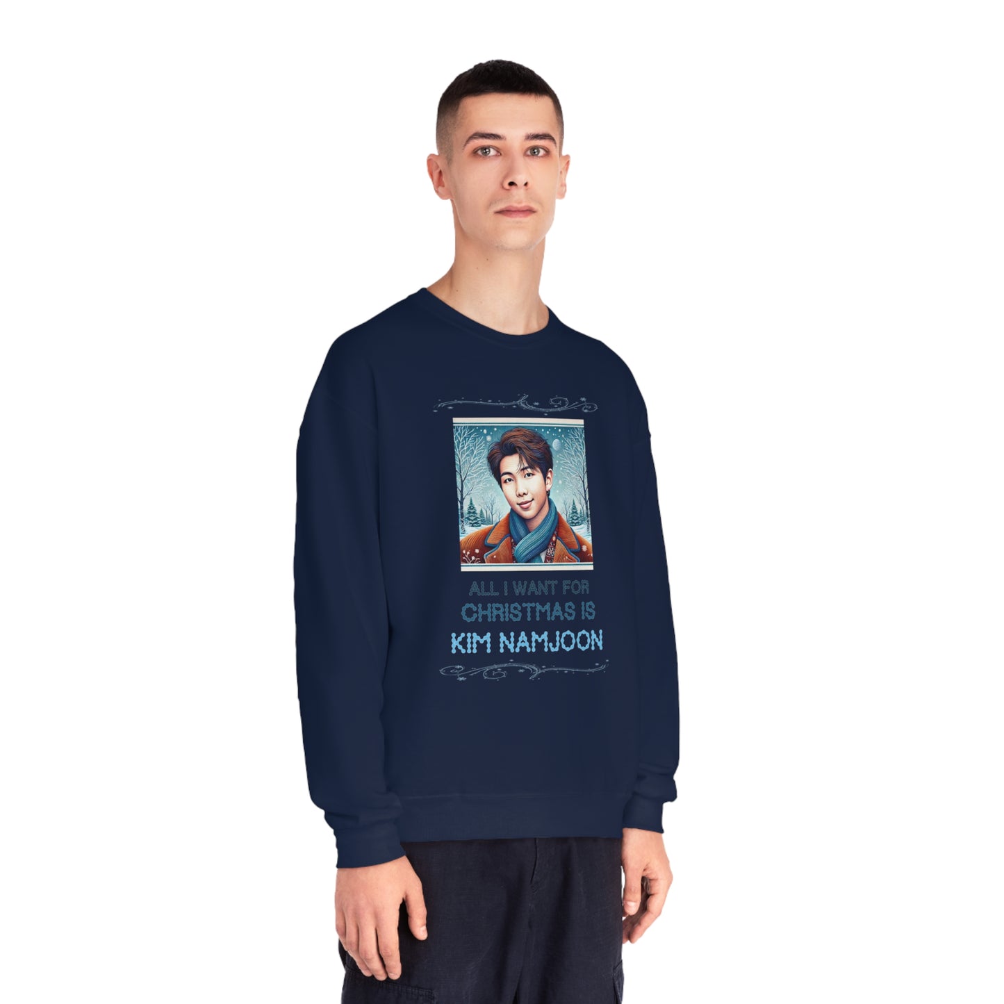 Christmas Namjoon Unisex NuBlend® Crewneck Sweatshirt