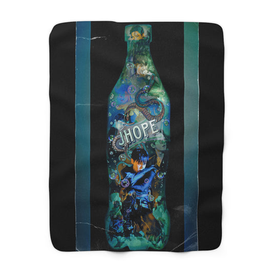 Jhope Graphic Sherpa Fleece Blanket