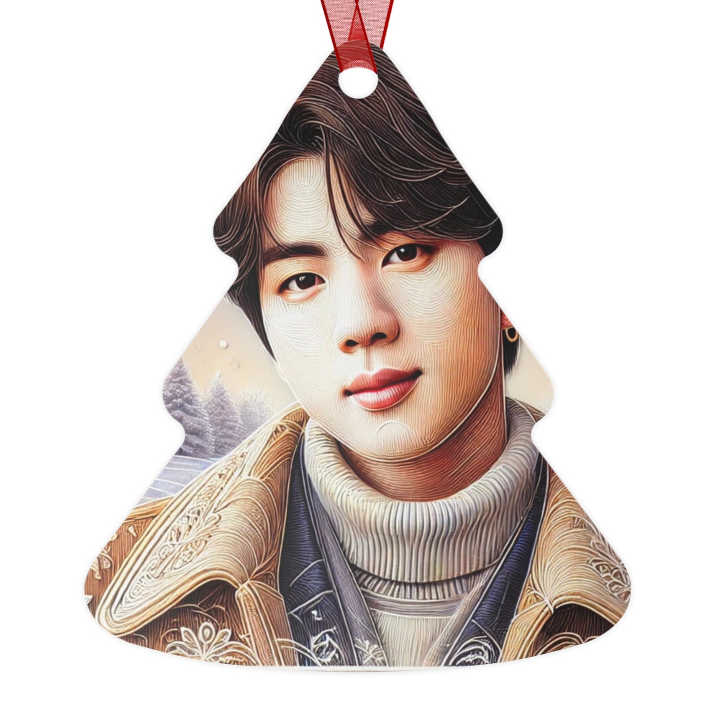 Christmas Jin Metal Ornaments