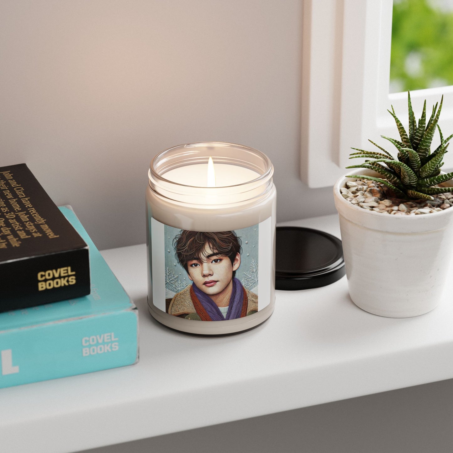 Christmas Taehyung Scented Soy Candle, 9oz