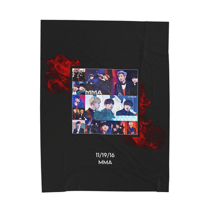 11/19/16 Velveteen Plush Blanket