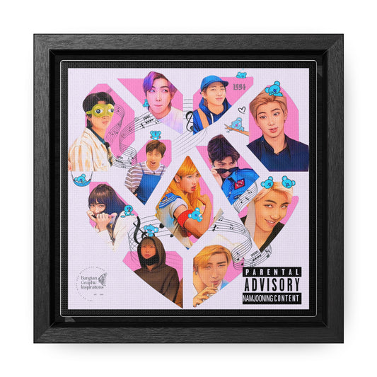 Namjooning Graphic Gallery Canvas Wraps, Square Frame