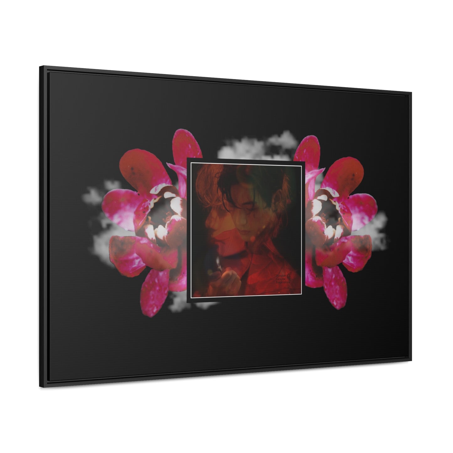 Taehyung Graphic Gallery Canvas Wraps, Horizontal Frame