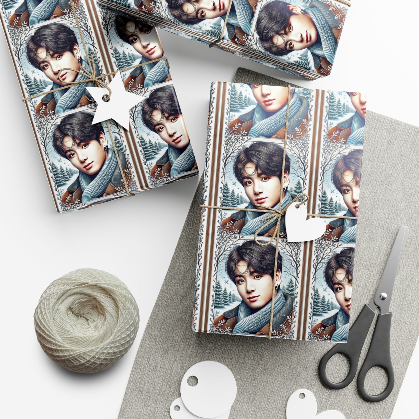 Christmas Jungkook Gift Wrap Papers