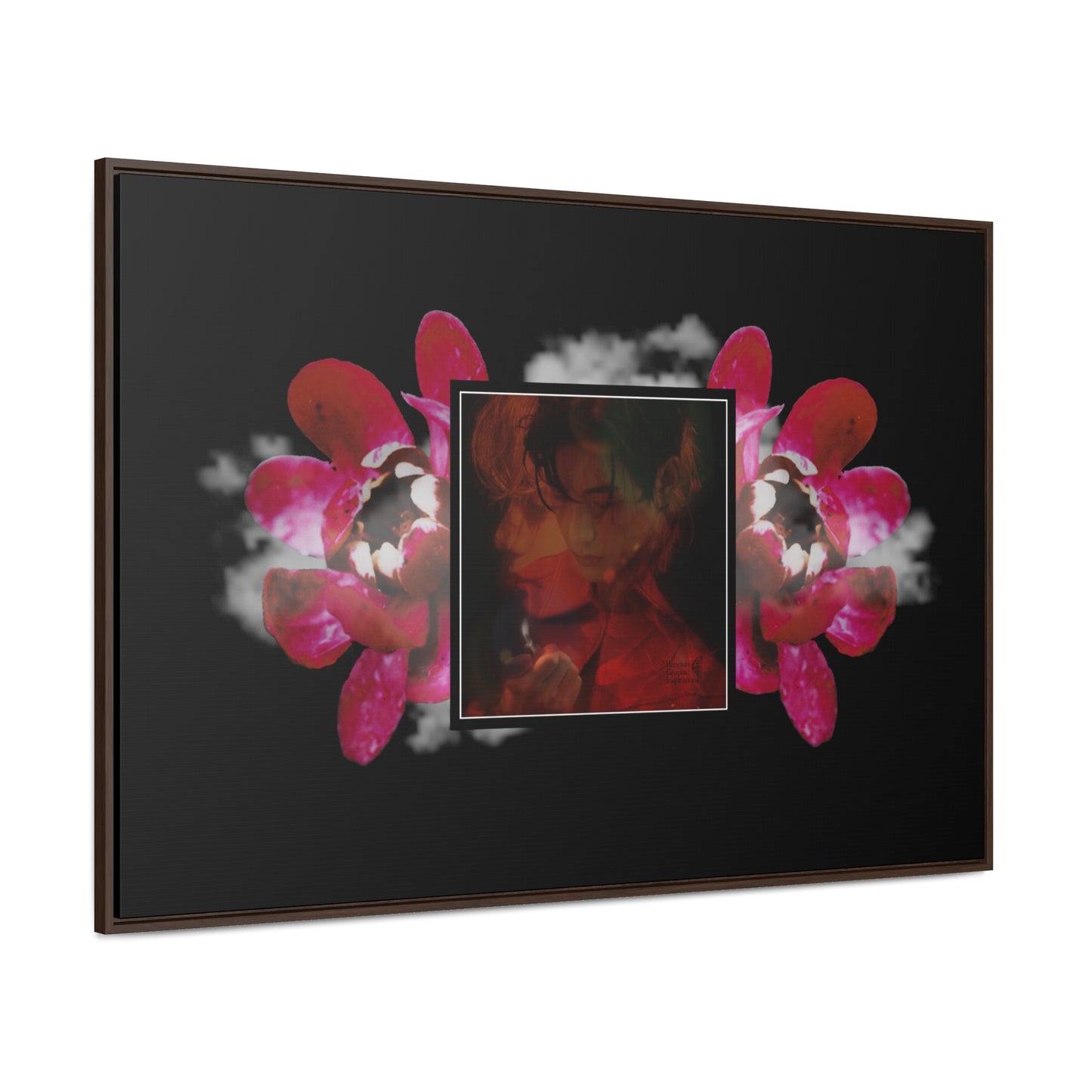 Taehyung Graphic Gallery Canvas Wraps, Horizontal Frame