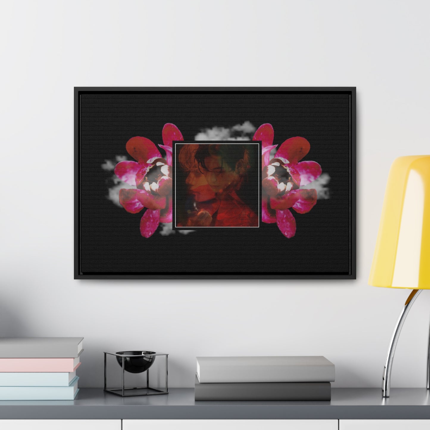 Taehyung Graphic Gallery Canvas Wraps, Horizontal Frame