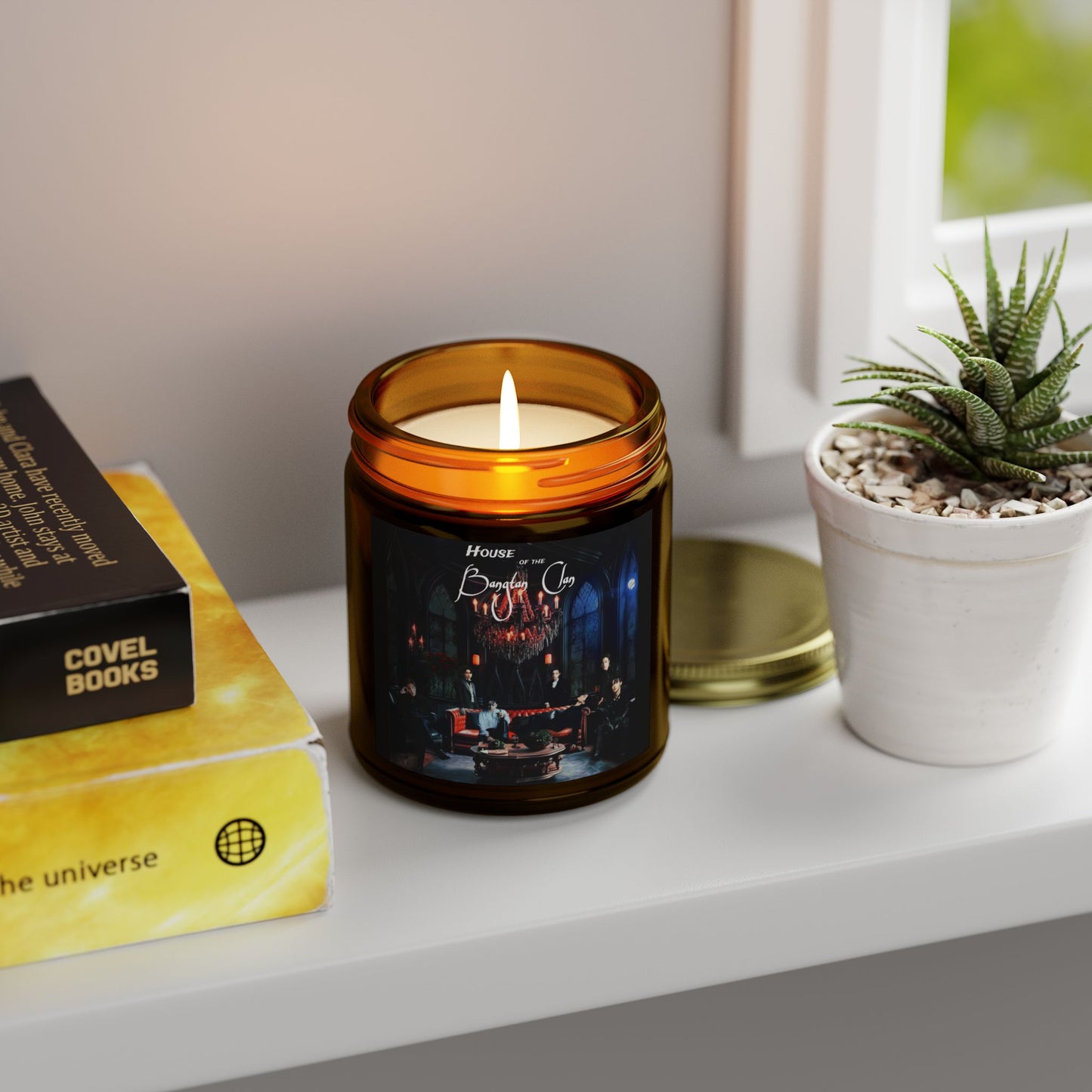 House of the Bangtan Clan Scented Coconut Apricot Candles (4oz, 9oz)