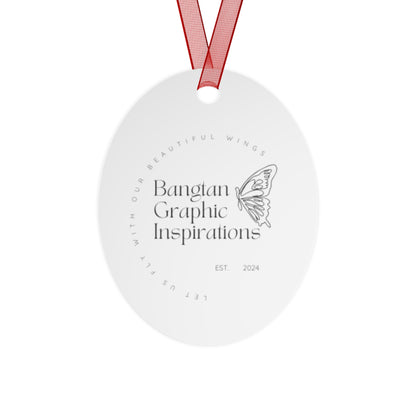 Christmas Yoongi Metal Ornaments