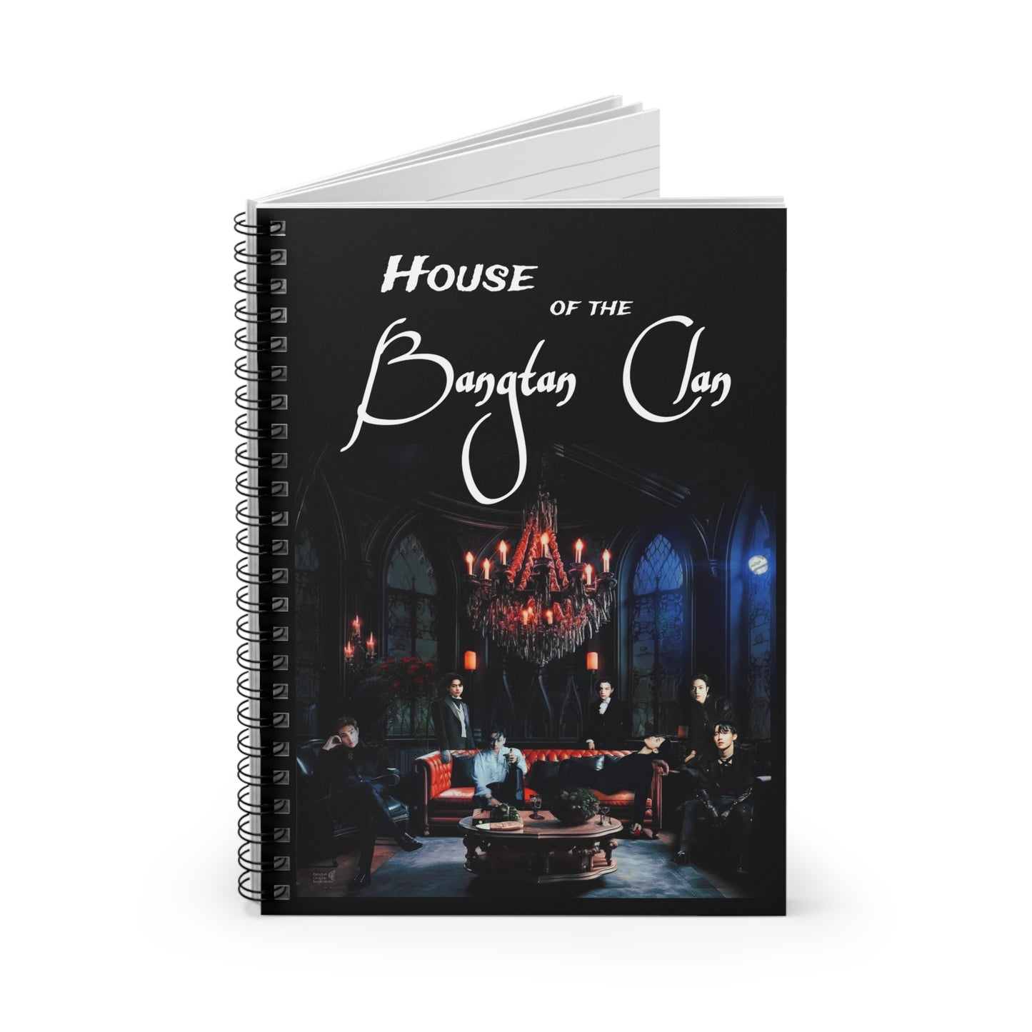 House of the Bangtan Clan Spiral Notebook - Ruled Line