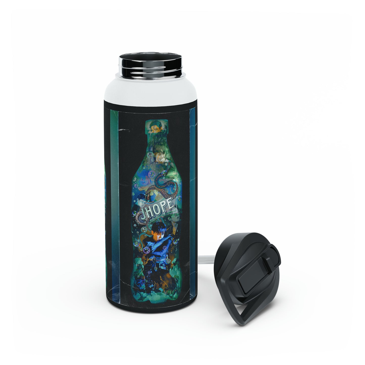 Jhope Graphic Stainless Steel Water Bottle, Standard Lid