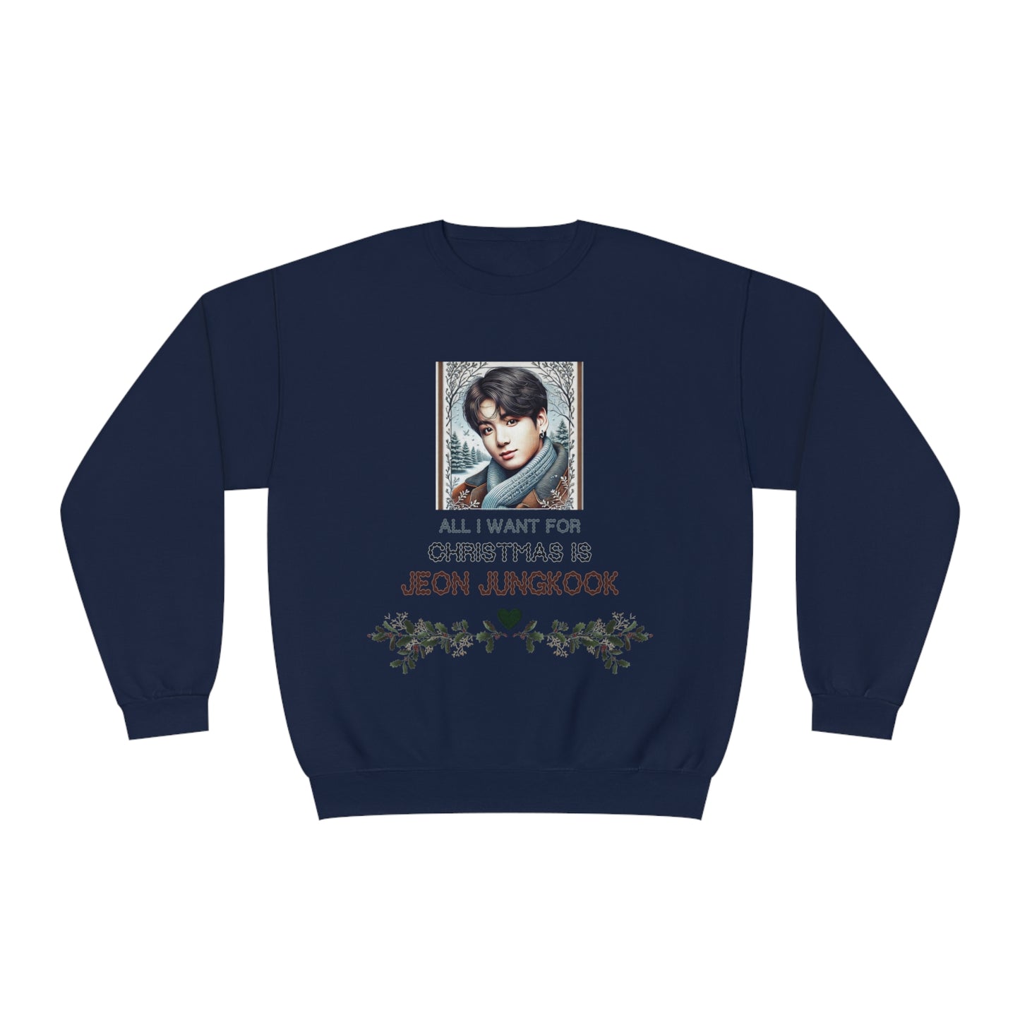 Christmas Jungkook Unisex NuBlend® Crewneck Sweatshirt