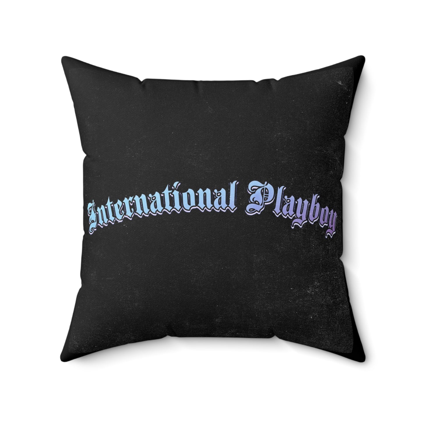 International Playboy Spun Polyester Square Pillow