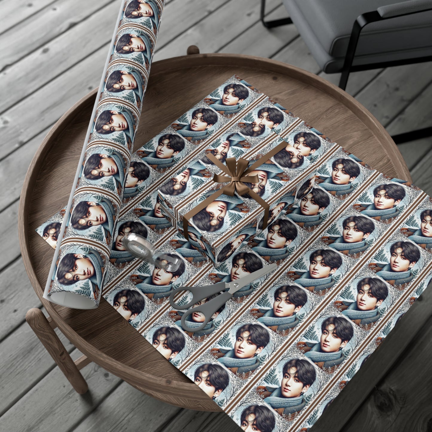 Christmas Jungkook Gift Wrap Papers