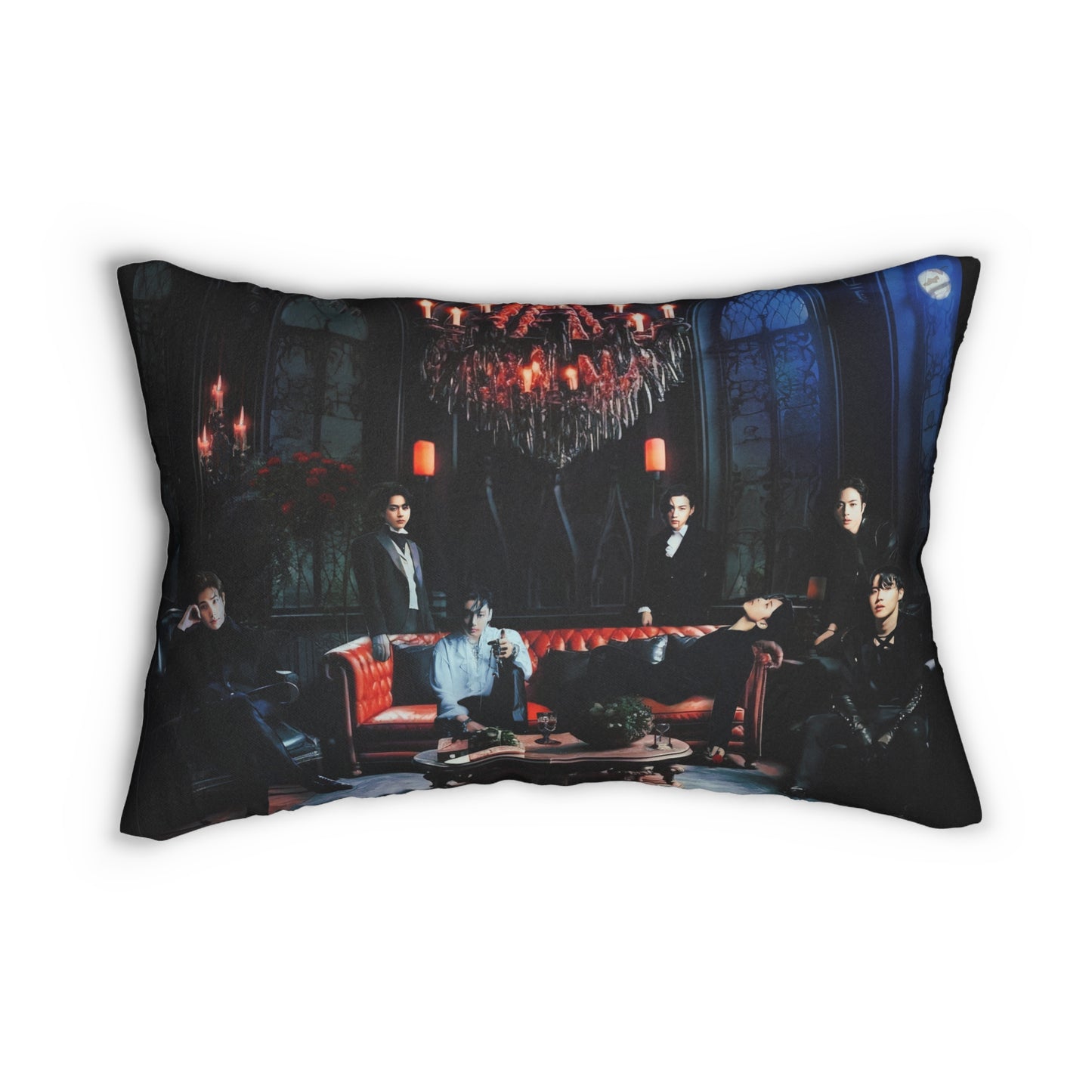 House of the Bangtan Clan Spun Polyester Lumbar Pillow