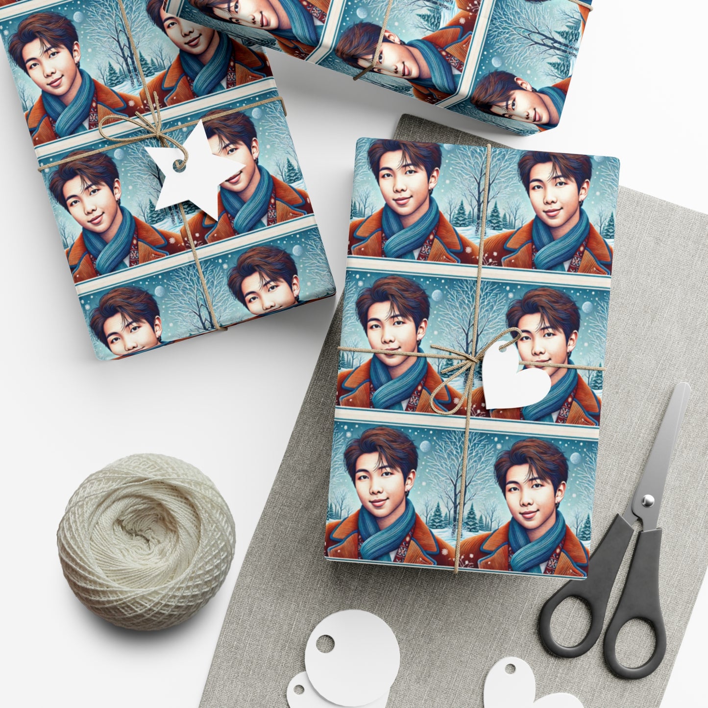 Christmas Namjoon Gift Wrap Papers