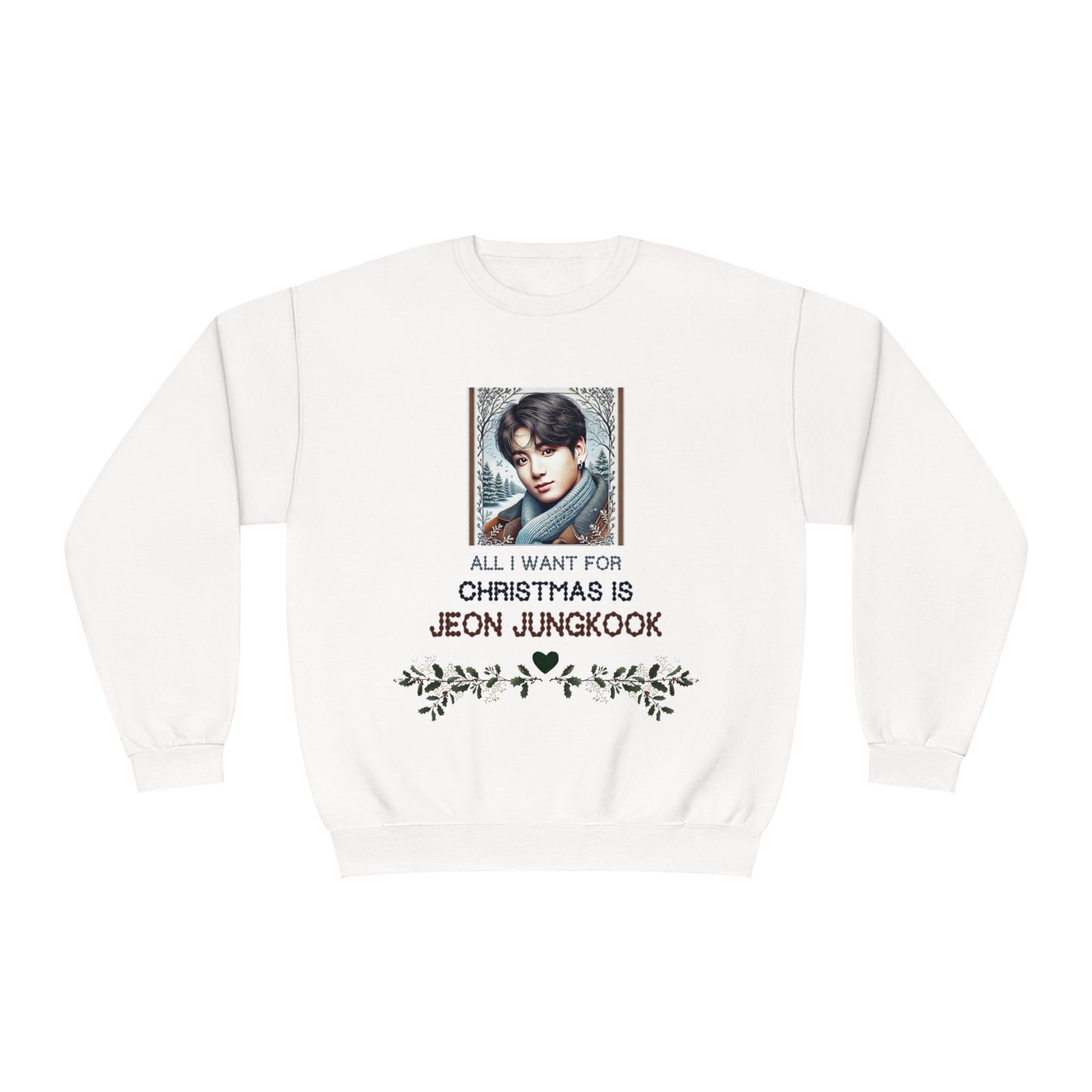 Christmas Jungkook Unisex NuBlend® Crewneck Sweatshirt