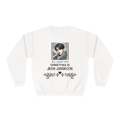 Christmas Jungkook Unisex NuBlend® Crewneck Sweatshirt