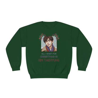 Christmas Taehyung Unisex NuBlend® Crewneck Sweatshirt