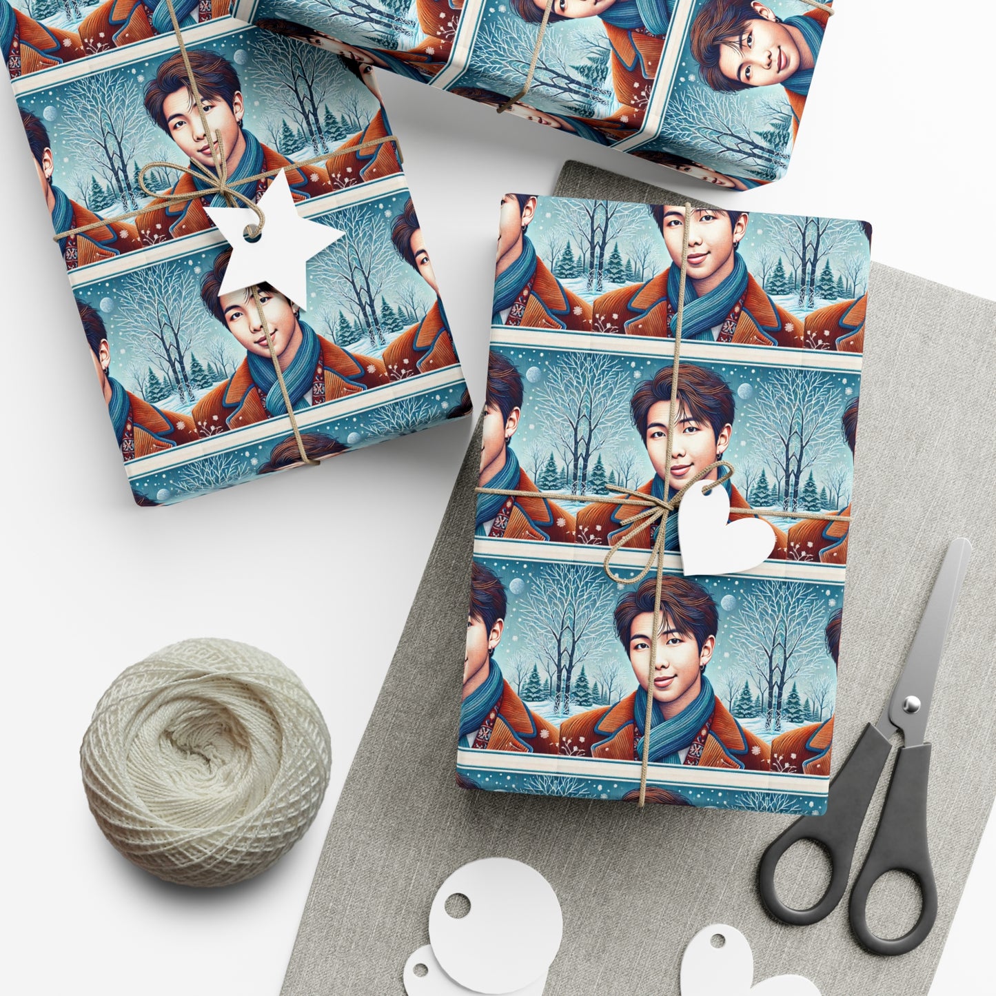 Christmas Namjoon Gift Wrap Papers