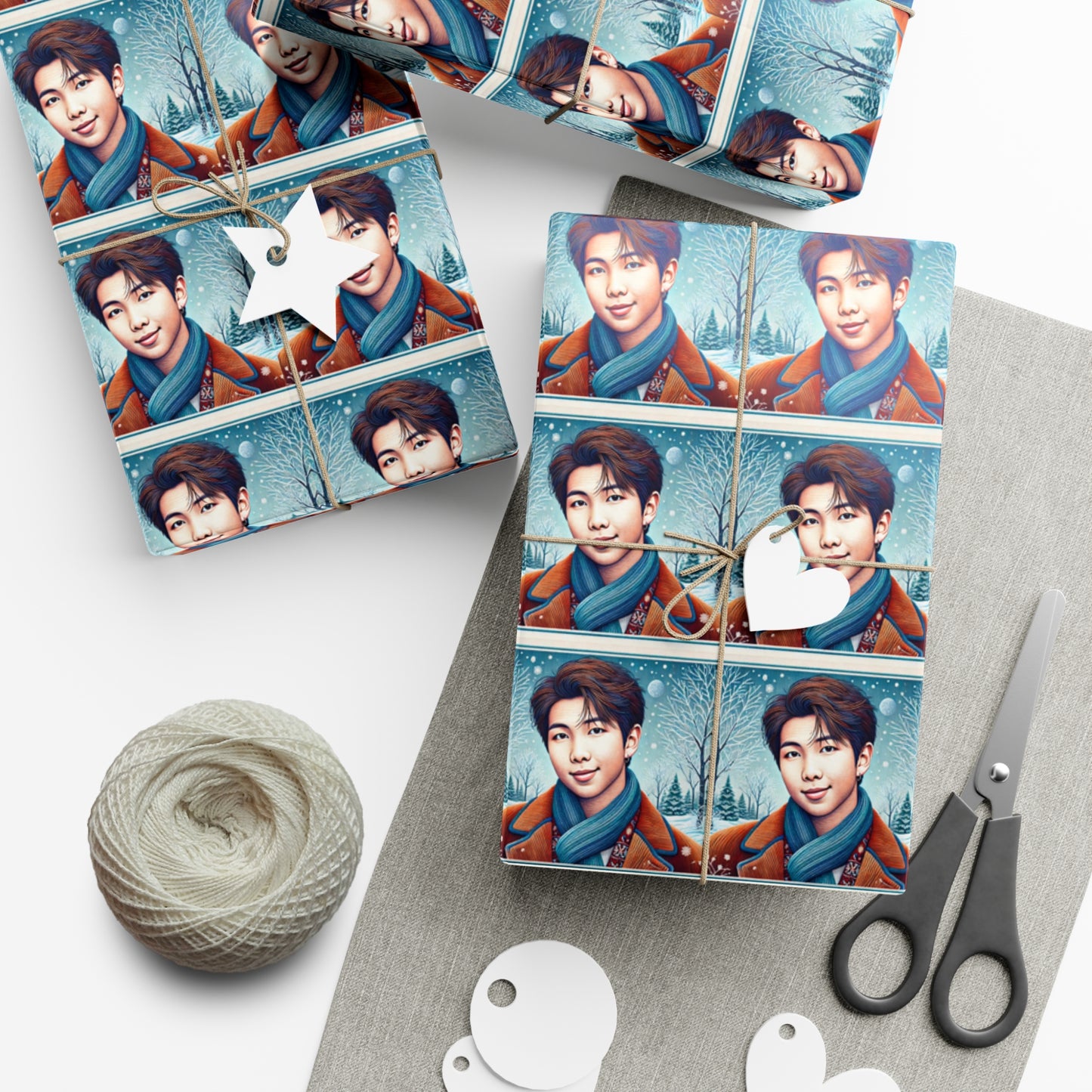 Christmas Namjoon Gift Wrap Papers