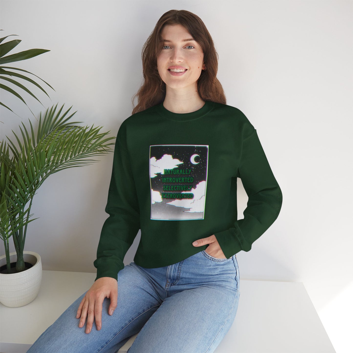 Anajeriee Christmas Present Unisex Heavy Blend™ Crewneck Sweatshirt