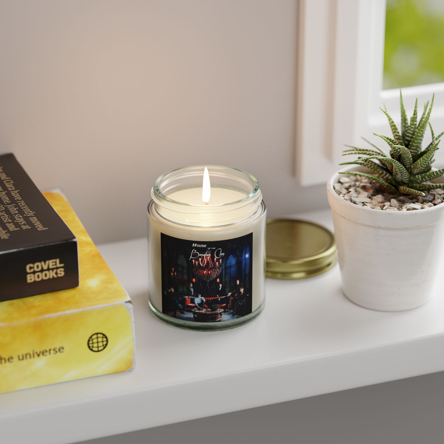 House of the Bangtan Clan Scented Coconut Apricot Candles (4oz, 9oz)