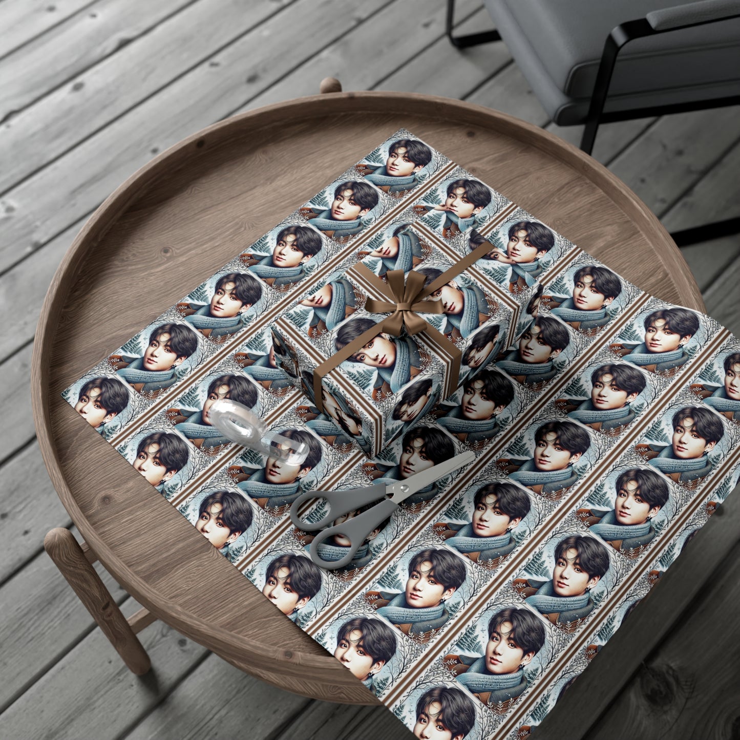 Christmas Jungkook Gift Wrap Papers