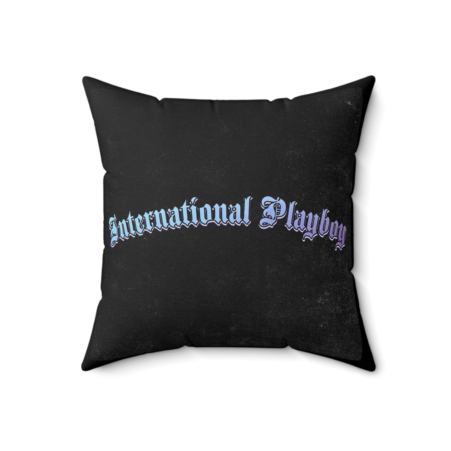 International Playboy Spun Polyester Square Pillow