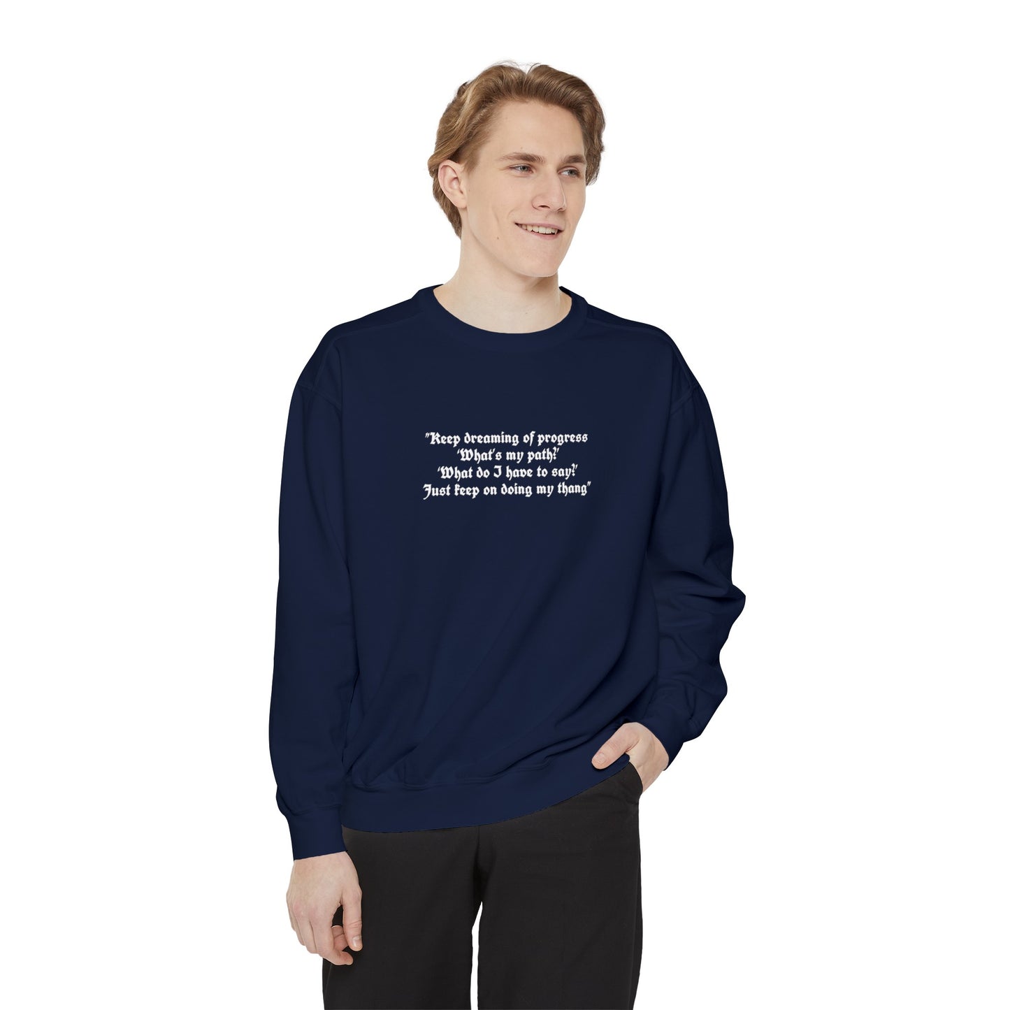 Jhope Graphic Unisex Garment-Dyed Sweatshirt