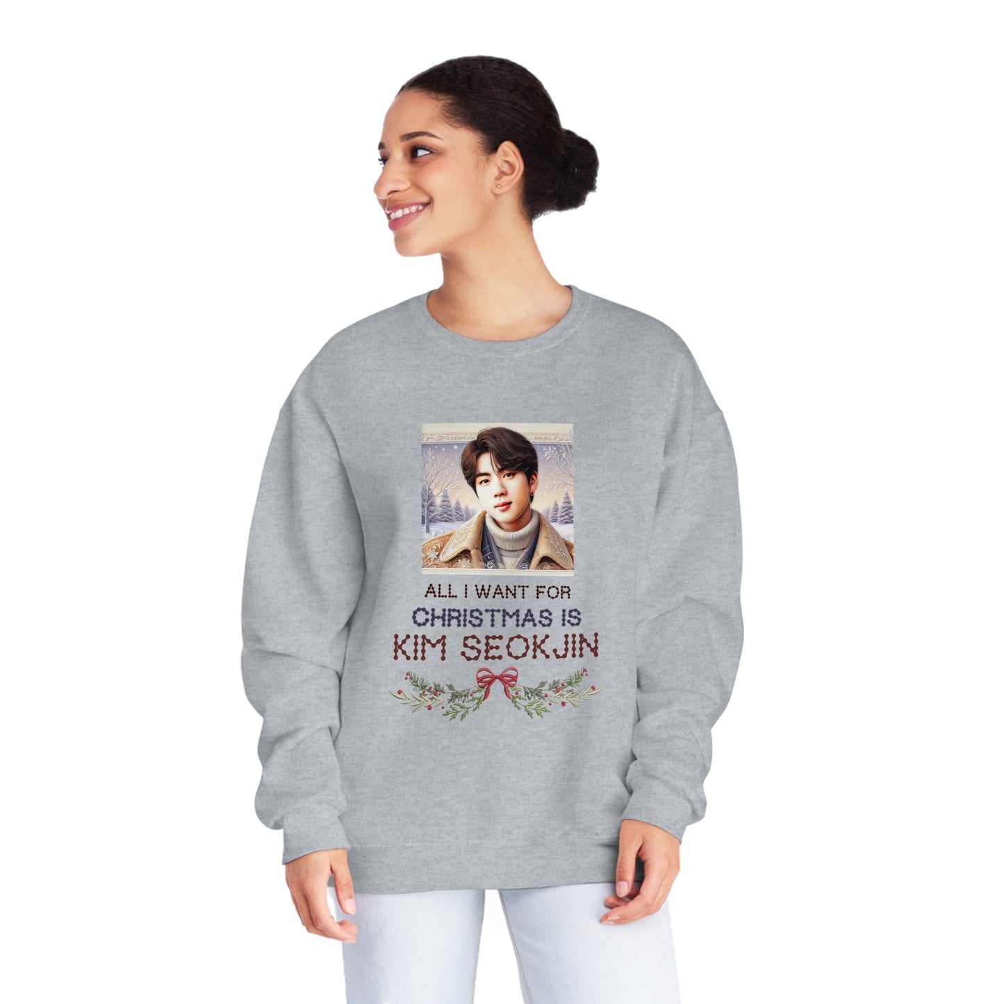 Christmas Jin Unisex NuBlend® Crewneck Sweatshirt