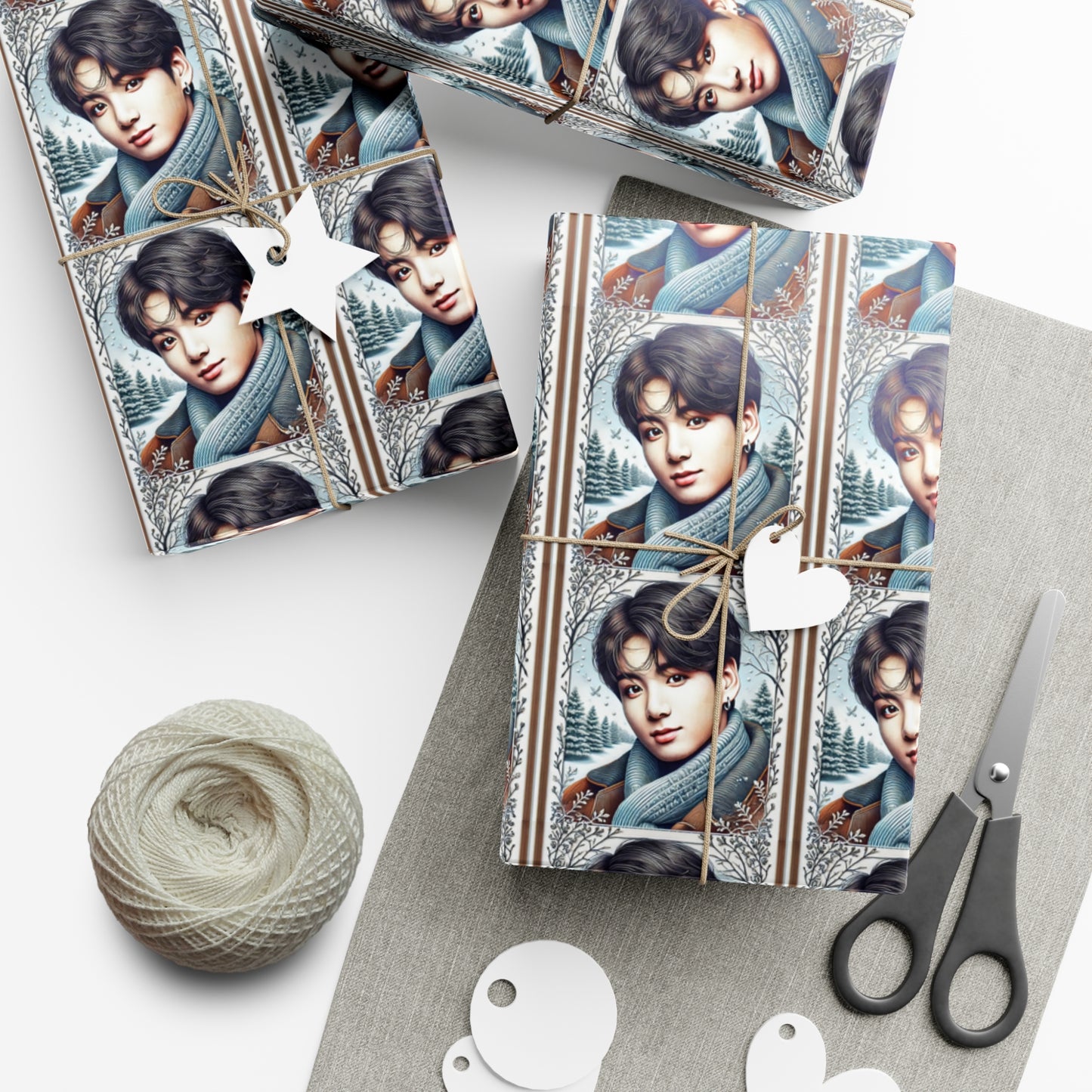 Christmas Jungkook Gift Wrap Papers