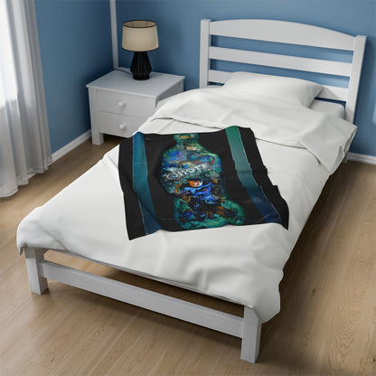 Jhope Graphic Velveteen Plush Blanket