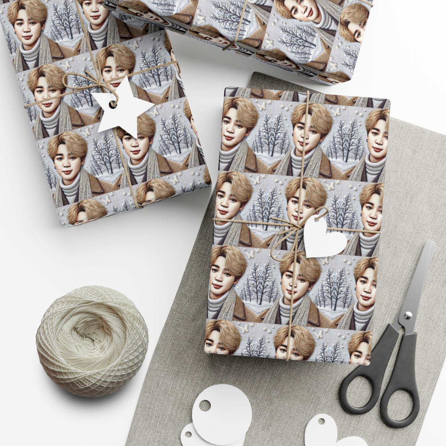 Christmas Jimin Gift Wrap Papers