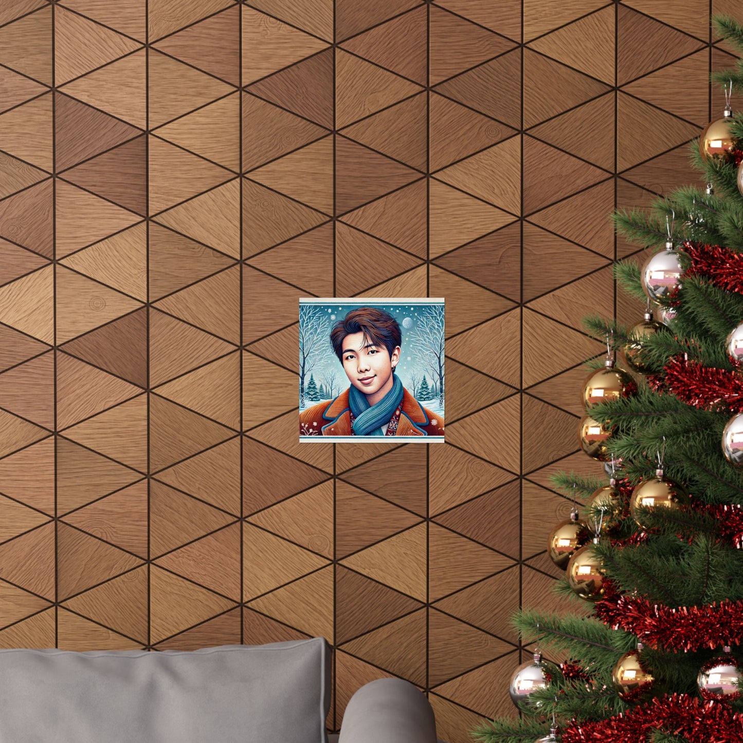 Christmas Namjoon Matte Vertical Posters