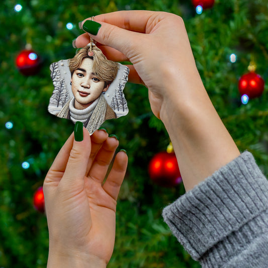 Christmas Jimin Ceramic Ornament, 4 Shapes