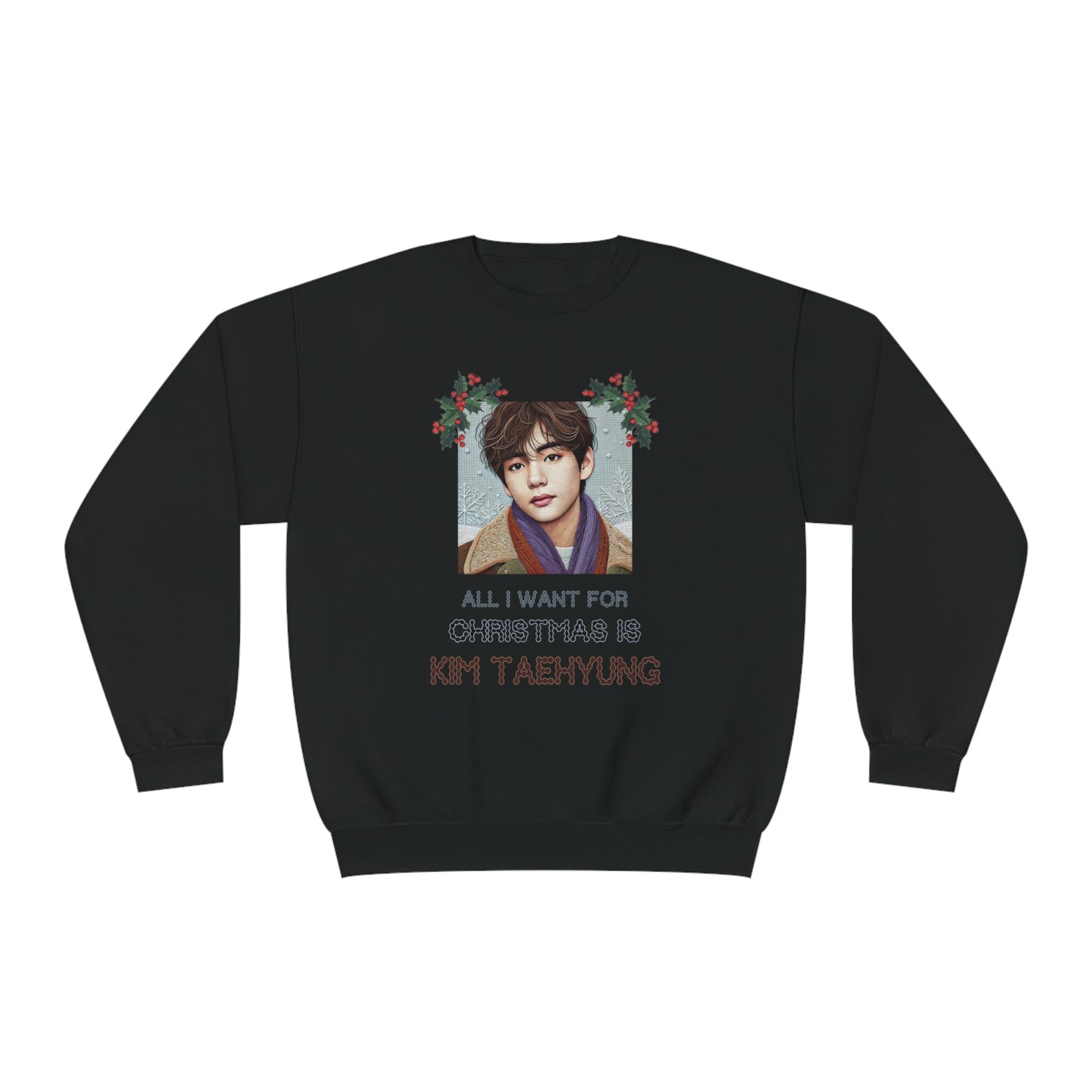 Christmas Taehyung Unisex NuBlend® Crewneck Sweatshirt