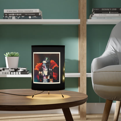 JK Graphic Tripod Lamp with High-Res Printed Shade, US\CA plug