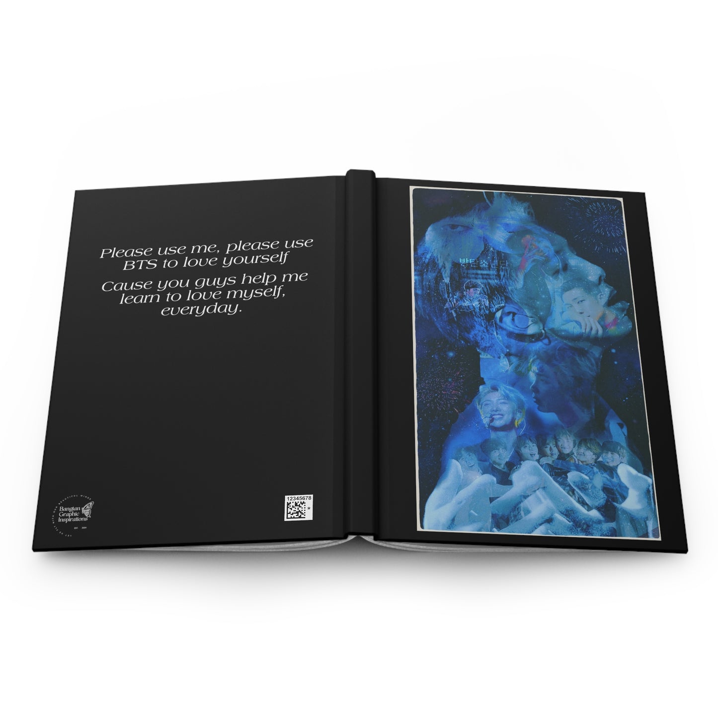 Namjoon Graphic Hardcover Journal Matte