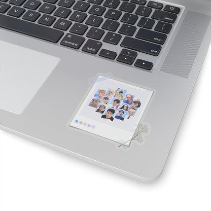 Cutie, Sexy, Lovely Kiss-Cut Stickers