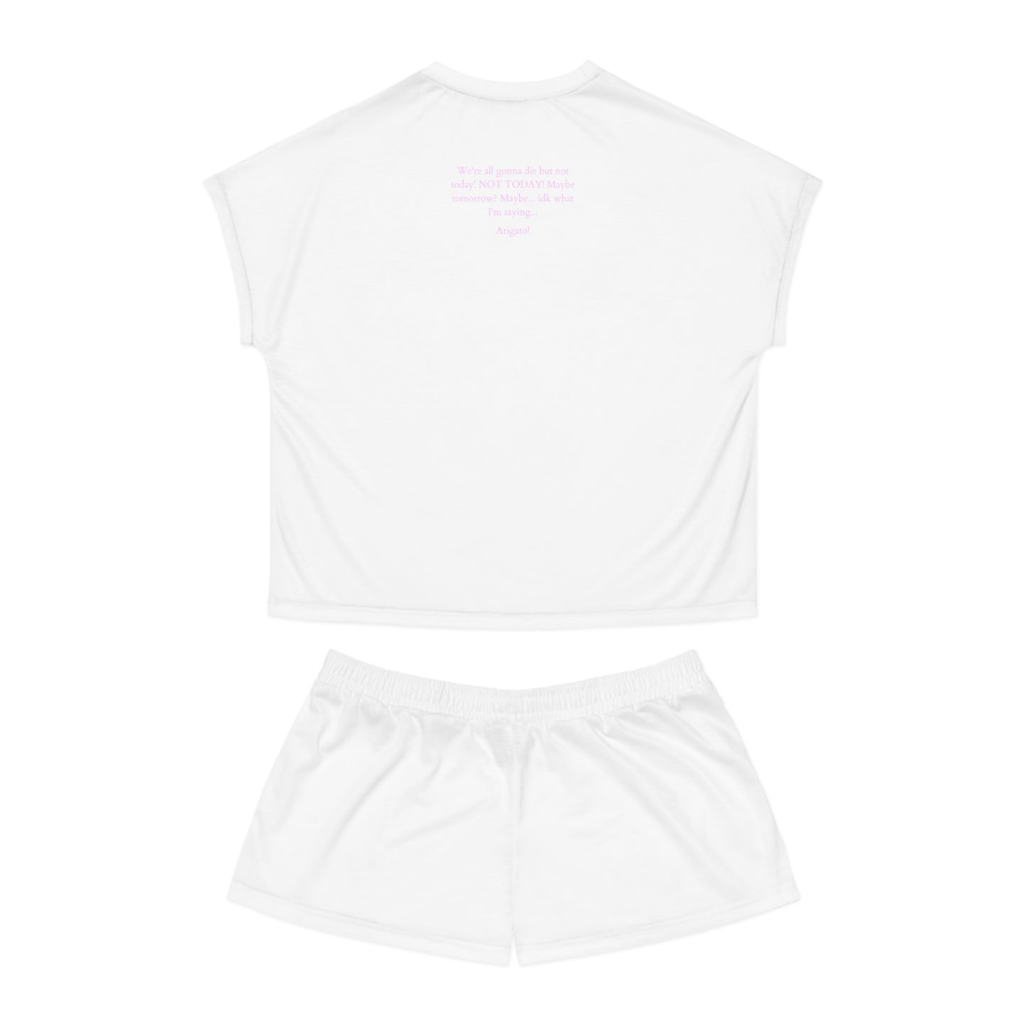 Namjooning Graphic Women's Short Pajama Set (AOP)