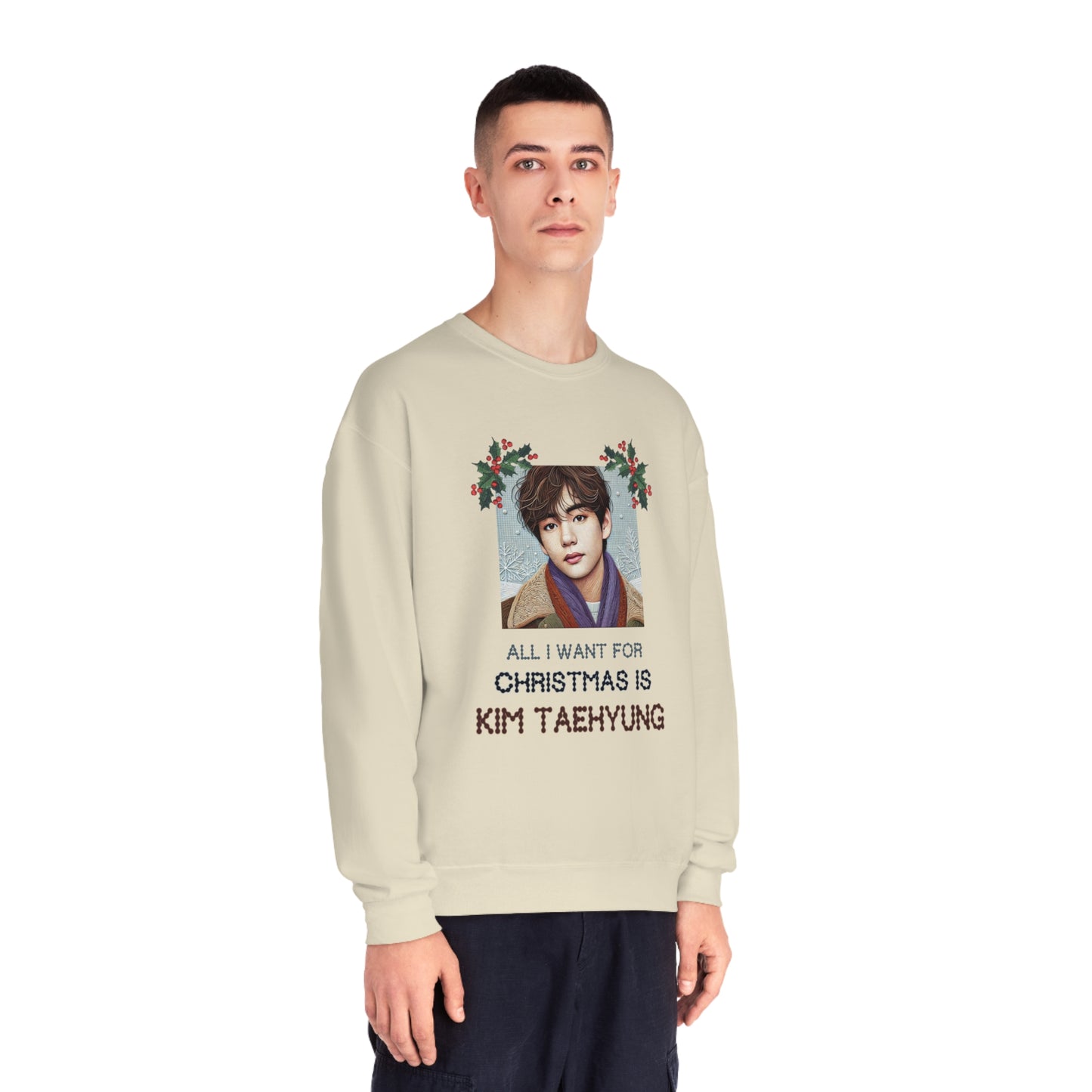 Christmas Taehyung Unisex NuBlend® Crewneck Sweatshirt