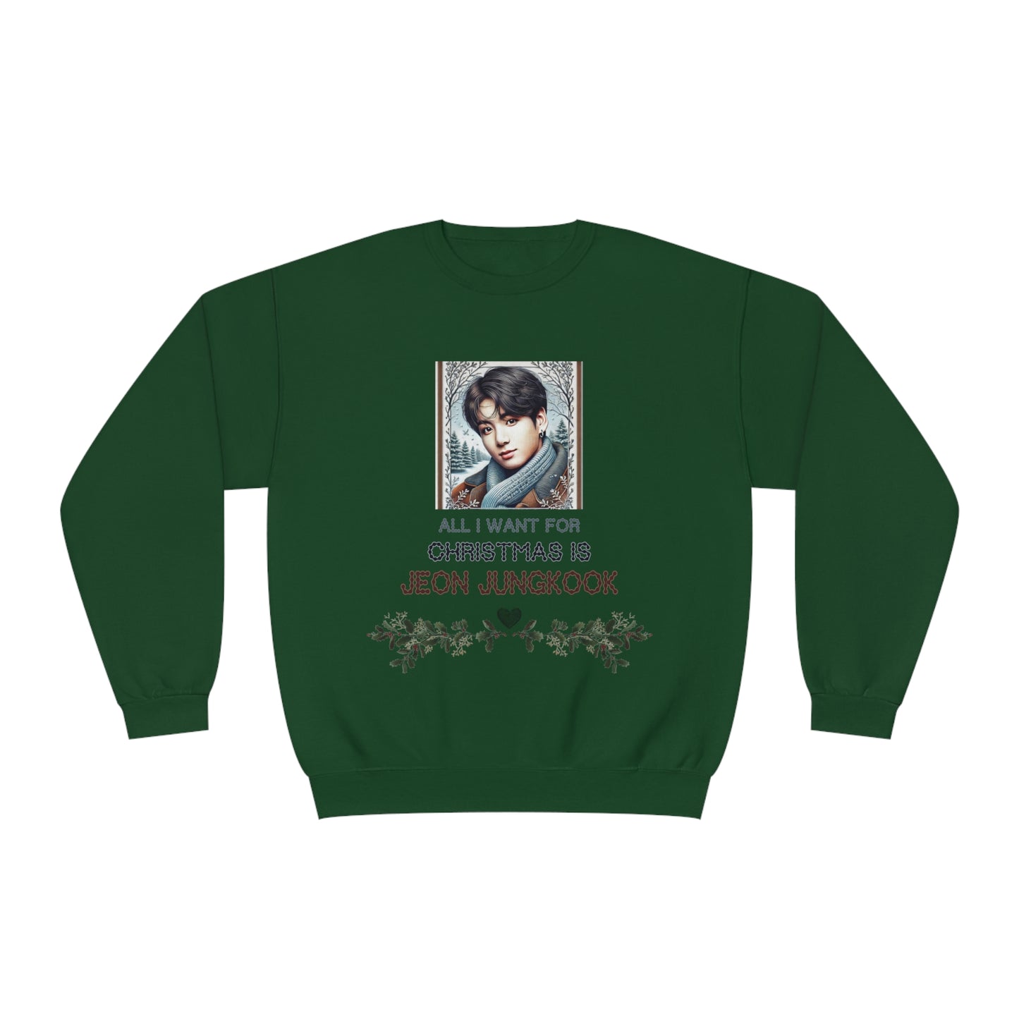 Christmas Jungkook Unisex NuBlend® Crewneck Sweatshirt