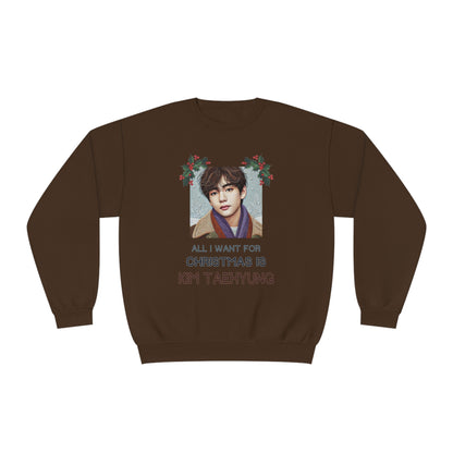 Christmas Taehyung Unisex NuBlend® Crewneck Sweatshirt