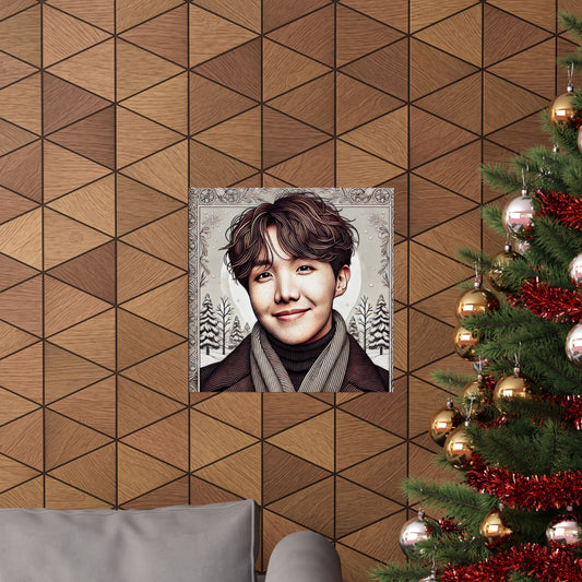 Christmas Jhope Matte Vertical Posters