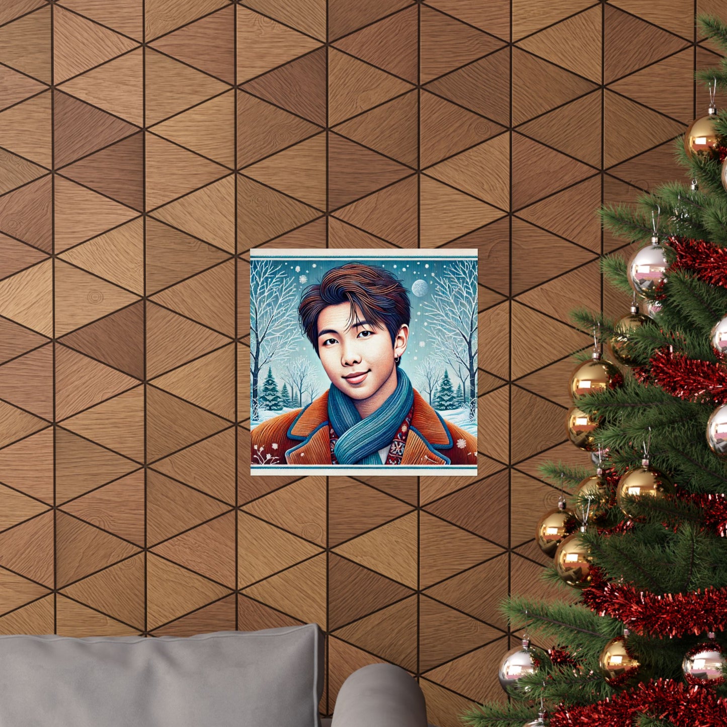 Christmas Namjoon Matte Vertical Posters