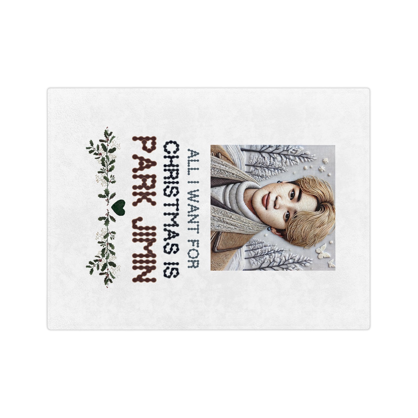 Christmas Jimin Velveteen Microfiber Blanket