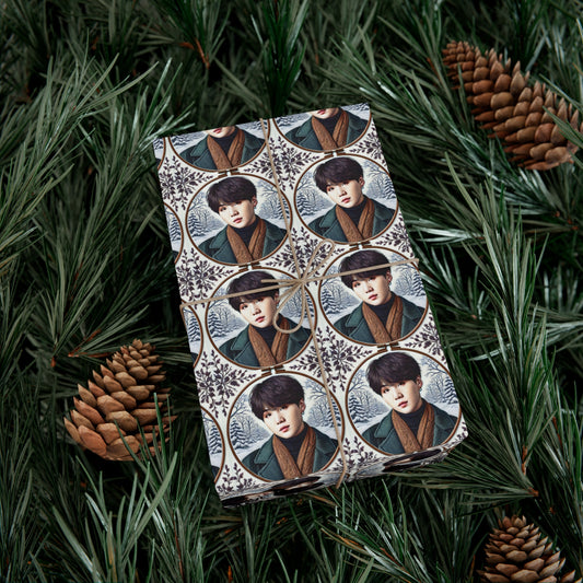 Christmas Yoongi Gift Wrap Papers